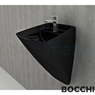 Bocchi Firenze Parlak Siyah Asma Monoblok Lavabo
