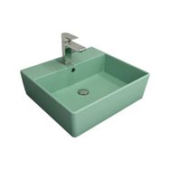 Bocchi Milano 50 cm Çanak Mat Mint Yeşil Lavabo