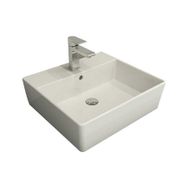 Bocchi Milano 50 cm Çanak Parlak Beyaz Lavabo