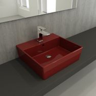 Bocchi Milano 50 cm Çanak Parlak Kırmızı Lavabo