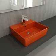 Bocchi Milano 50 cm Turuncu Batarya Banklı Çanak Lavabo