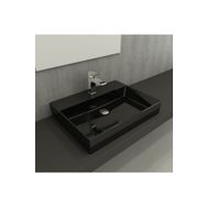 Bocchi Milano 60 cm Çanak Parlak Siyah Lavabo