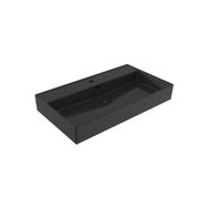 Bocchi Milano 80 cm Çanak Parlak Siyah Lavabo