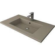Bocchi Milano Etajerli 80 cm Mat Sarı Lavabo