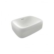 Bocchi New Age Tezgah Üstü 55 cm Mat Beyaz Lavabo