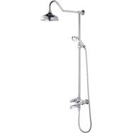 Bocchi Orient 1005-0031 Krom Banyo Bataryası Duş Kolonu ve El Duşu Seti