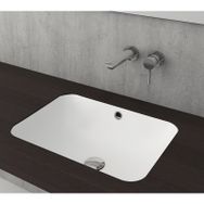 Bocchi Scala 55 cm Tezgahaltı Mat Beyaz Lavabo