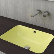 Bocchi Scala 55 cm Tezgahaltı Mat Sarı Lavabo