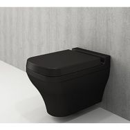 Bocchi Scala Arch Mat Siyah Asma Klozet ve Kapak