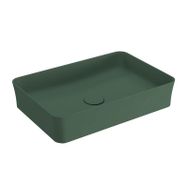 Bocchi Slim Line 55x38 cm Mat Yeşil Dikdörtgen İnce Kenar Lavabo