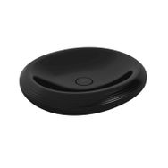 Bocchi Strata Tezgah Üstü 60 cm Parlak Siyah Lavabo