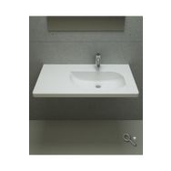 Bocchi Taormina Arch 86 cm Etajerli Parlak Beyaz Lavabo