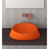 Bocchi Venezia 56 cm Çanak Parlak Turuncu Lavabo