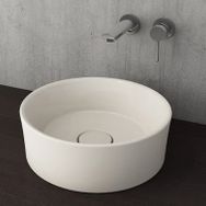 Bocchi Vessel 38 cm Parlak Bisküvi Yuvarlak Lavabo