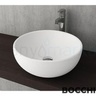 Bocchi Vessel Roma 45 cm Mat Beyaz Çanak Lavabo