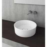 Bocchi Vessel Yuvarlak 38 cm Parlak Beyaz Lavabo