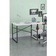 Bofigo Beyaz 60x120 cm 2 Raflı Çalışma Masası