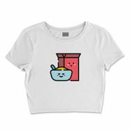 Bona Basics BDWTSWI-100480 Beyaz Kadın T-shirt