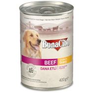BonaCibo Dana Etli Konserve Yetişkin 400 gr Köpek Maması