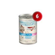 BonaCibo Ezme Sardalya ve Ton Balıklı Yaş 6x400 gr Kedi Maması
