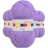 Bonbon 98205 Lila 5 Adet Kristal El Örgü Lif İpi