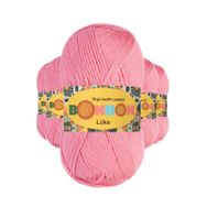 Bonbon 98298 Koyu Pembe 5 Adet Lüks Patik İpi Yünü