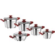Bonera Etna Colour 10 Parça Çelik Tencere Seti