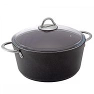 Bonera Granit Pro Plus Siyah Derin 22 cm Tencere