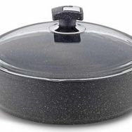 Bonera GRNT1042 26 cm Granit Kısa Basık Karnıyarık Tencere