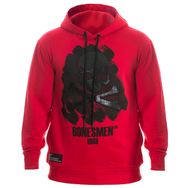 Bonesmen Deri Kuru Kafa Kapüşonlu Sweatshirt