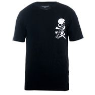 Bonesmen Yuvarlak Yaka Double Skull T-shirt