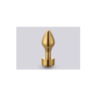 Bonilove Anal Rahatlatıcı Olarak Kullanılan Mor Renk Gold Orta Boy Taşlı Anal Plug