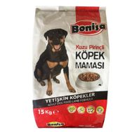 Bonisa 15 KG Kuzu Etli Pirinçli Yetişkin Köpek Maması