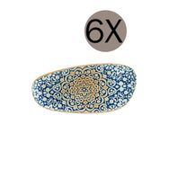 Bonna Alhambra Vago 36 cm 6'lı Dikdörtgen Tabak
