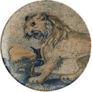 Bonna Porselen Mezopotamya Aslan 21 cm 6 Adet Düz Tabak
