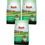 Bonnie 3x1.5 kg Kısırlaştırılmış Tavuklu Kedi Maması