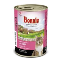 Bonnie 400 gr Kuzu Etli Sos İçinde Parçacıklı Yetişkin Kedi Konserve Maması