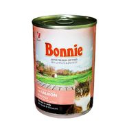 Bonnie Jöle İçinde Somonlu Yetişkin 400 gr Konserve Kedi Maması