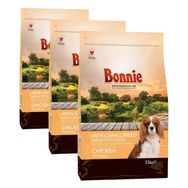 Bonnie Tavuklu, Yetişkin, Kuru Köpek Maması, Mini ve Küçük Irk, 2.5 kg (3 paketi)