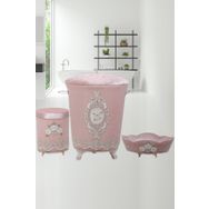 Bonny Home Lisa Kirli Pudra Çamaşır Sepeti Seti