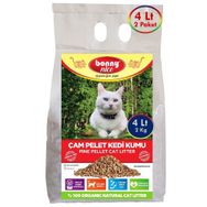 Bonny Nice 2 x 4 lt Organik Çam Pellet Kedi Kumu