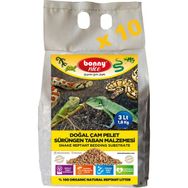 Bonny Nice Doğal Çam Pelet 2 kg 4 lt 10 Paket Sürüngen Taban Malzemesi