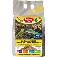 Bonny Nice Doğal Çam Pelet 2 kg 4 lt 20 Paket Sürüngen Taban Malzemesi