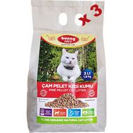 Bonny Nice Organik Çam Pelet 3 x 3 lt Kedi Kumu