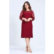 Bordo Kl6262 Abiye Elbise
