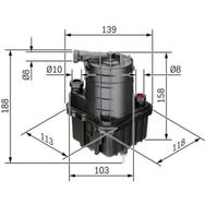 Bosch 0450907015 Clio III 1.5DCI Modus Yakıt Filtresi