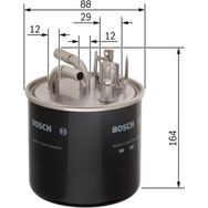 Bosch 0986450509 Passat 00 05 A4 02 04 A6 97 05 A8 00 02 2.5 TDI Yakıt Filtresi