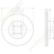 Bosch 0986478493 Oto Ön Fren Diski