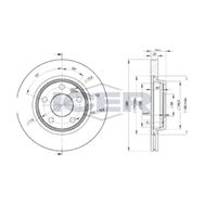 Bosch 0986478869 280 22-20 mm Hava Kanallı Kaplamalı Yüksek Karbon Alaşımlı 8E0615301P Ön Fren Diski