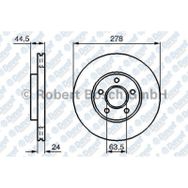 Bosch 0986479069 Ön Fren Aynası